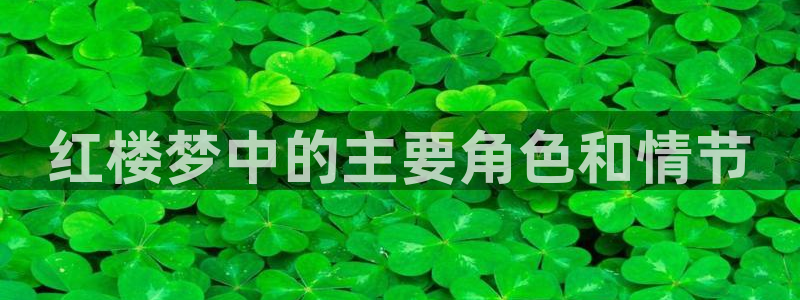 漫蛙2官网链接：红楼梦中的主要角色和情节